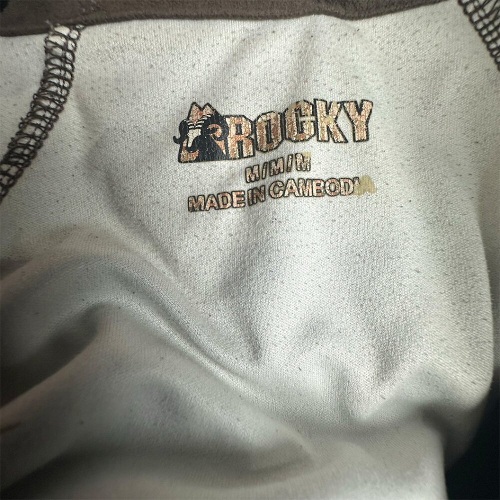 Rocky Camo Fleece Pullover | Woen’s M | Realtree Half Zip Hunting Top - Picture 2 of 7